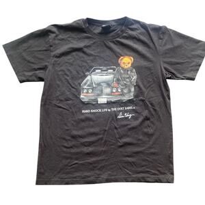 THE DIRTY LABEL Rocafella Teddy Bear T Shirt Mens Sz Large Black Hip Hop